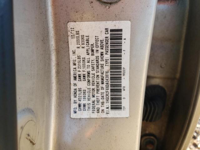 Photo 11 VIN: 1HGCR2F8XDA043676 - HONDA ACCORD 