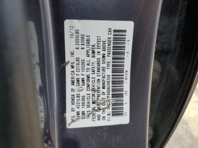 Photo 12 VIN: 1HGCR2F8XDA048358 - HONDA ACCORD EXL 