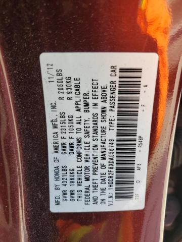 Photo 11 VIN: 1HGCR2F8XDA056749 - HONDA ACCORD EXL 