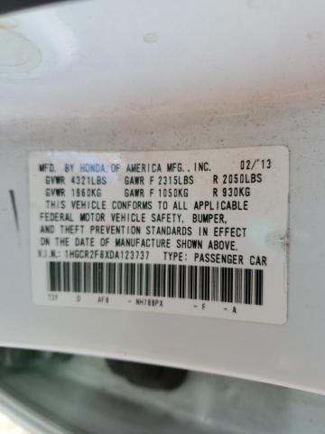 Photo 12 VIN: 1HGCR2F8XDA123737 - HONDA ACCORD 