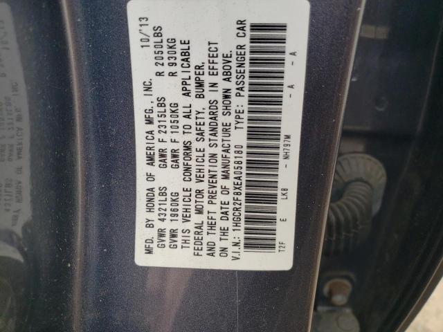 Photo 11 VIN: 1HGCR2F8XEA058180 - HONDA ACCORD EXL 