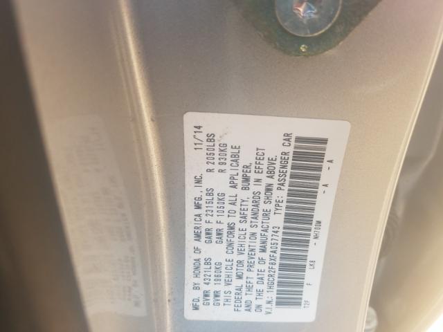 Photo 9 VIN: 1HGCR2F8XFA057743 - HONDA ACCORD EXL 