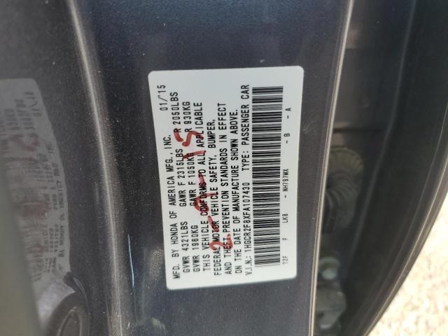 Photo 11 VIN: 1HGCR2F8XFA107430 - HONDA ACCORD EXL 