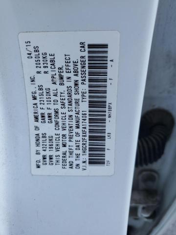 Photo 11 VIN: 1HGCR2F8XFA174061 - HONDA ACCORD 