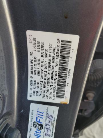 Photo 12 VIN: 1HGCR2F8XFA243668 - HONDA ACCORD EXL 