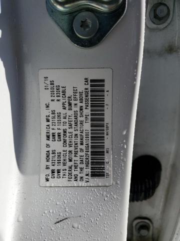 Photo 11 VIN: 1HGCR2F8XGA109907 - HONDA ACCORD EXL 