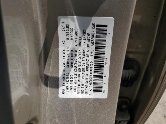 Photo 11 VIN: 1HGCR2F8XHA017004 - HONDA ACCORD 