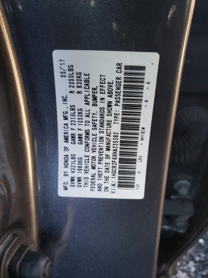 Photo 11 VIN: 1HGCR2F8XHA235282 - HONDA ACCORD 