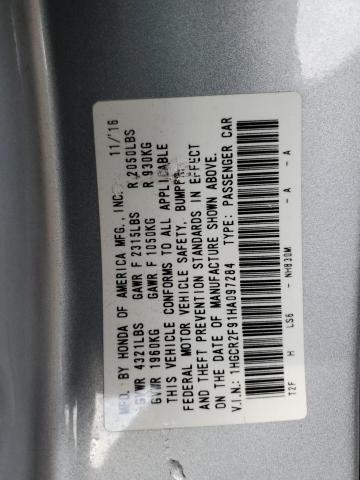 Photo 12 VIN: 1HGCR2F91HA097284 - HONDA ACCORD EXL 