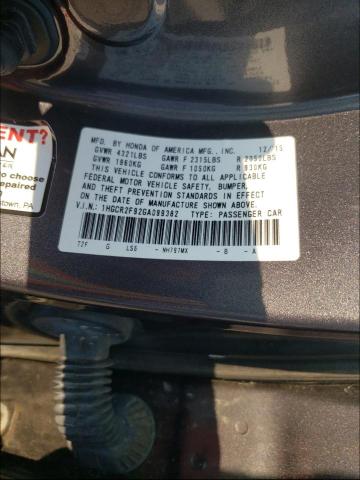 Photo 9 VIN: 1HGCR2F92GA099382 - HONDA ACCORD EXL 