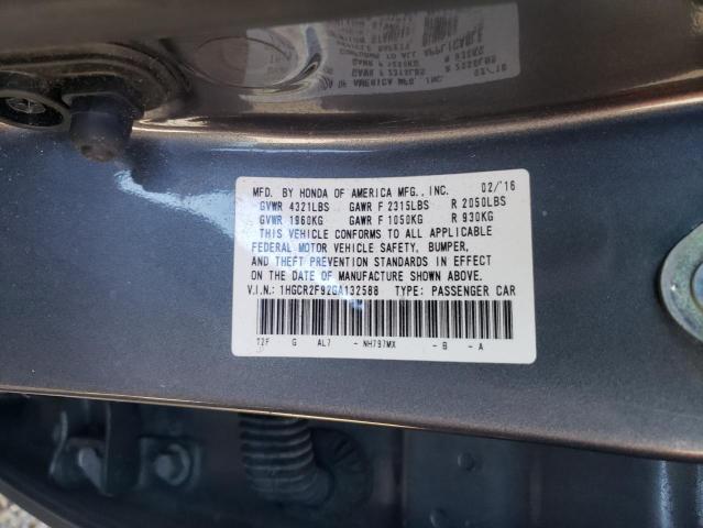 Photo 9 VIN: 1HGCR2F92GA132588 - HONDA ACCORD EXL 