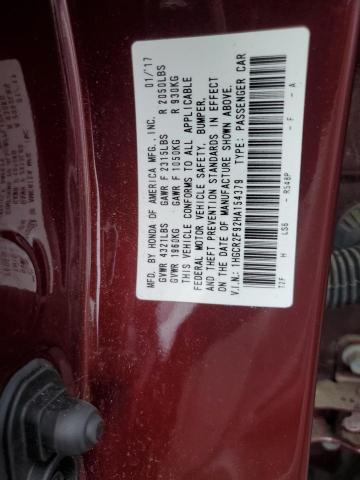 Photo 9 VIN: 1HGCR2F92HA154379 - HONDA ACCORD EXL 