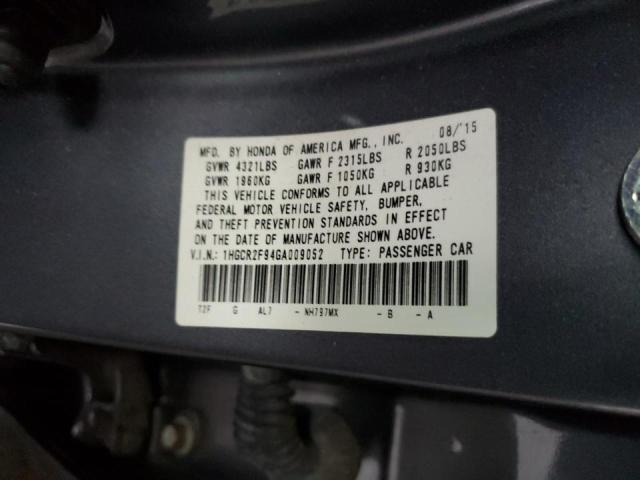 Photo 11 VIN: 1HGCR2F94GA009052 - HONDA ACCORD EXL 