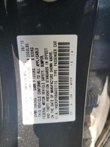 Photo 11 VIN: 1HGCR2F96GA001115 - HONDA ACCORD EXL 