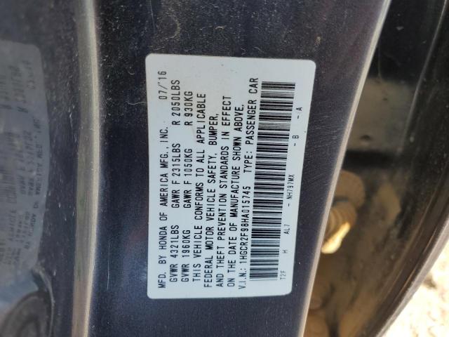 Photo 11 VIN: 1HGCR2F98HA015745 - HONDA ACCORD EXL 