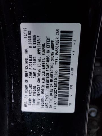 Photo 11 VIN: 1HGCR2F99GA063365 - HONDA ACCORD 