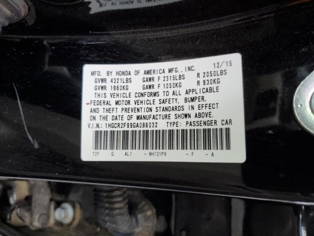 Photo 11 VIN: 1HGCR2F99GA086032 - HONDA ACCORD EXL 