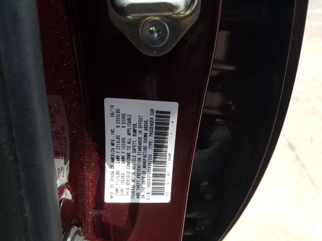 Photo 9 VIN: 1HGCR2F99GA242330 - HONDA ACCORD EXL 