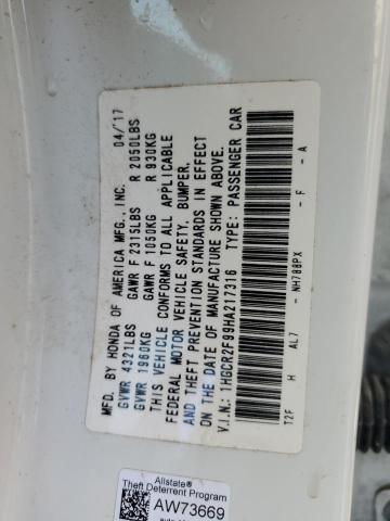 Photo 12 VIN: 1HGCR2F99HA217316 - HONDA ACCORD EXL 