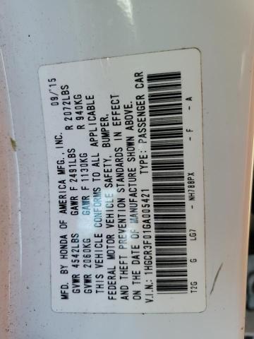 Photo 11 VIN: 1HGCR3F01GA005421 - HONDA ACCORD EXL 