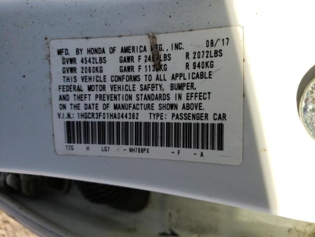 Photo 11 VIN: 1HGCR3F01HA044382 - HONDA ACCORD 