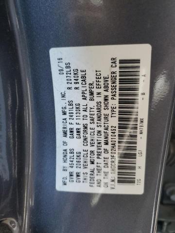 Photo 11 VIN: 1HGCR3F02HA010452 - HONDA ACCORD EXL 