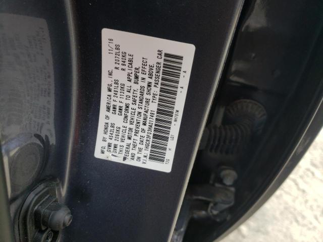 Photo 9 VIN: 1HGCR3F03HA017491 - HONDA ACCORD EXL 