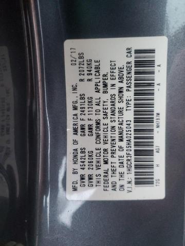 Photo 11 VIN: 1HGCR3F05HA025043 - HONDA ACCORD EXL 