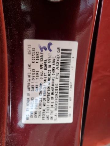 Photo 11 VIN: 1HGCR3F80DA039500 - HONDA ACCORD EXL 