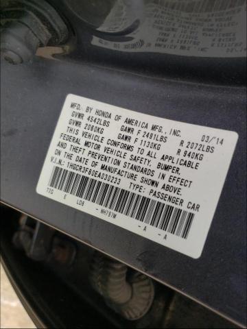 Photo 9 VIN: 1HGCR3F80EA030233 - HONDA ACCORD EXL 