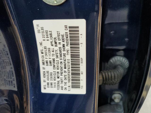 Photo 11 VIN: 1HGCR3F80FA001610 - HONDA ACCORD EXL 