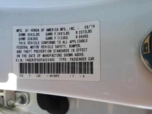 Photo 11 VIN: 1HGCR3F80FA003485 - HONDA ACCORD EXL 