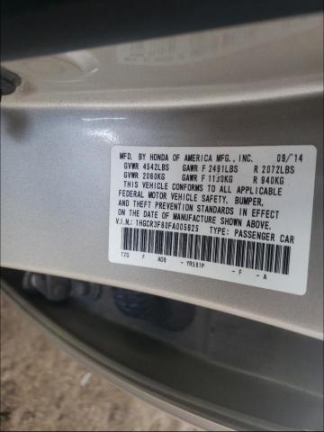 Photo 9 VIN: 1HGCR3F80FA005625 - HONDA ACCORD EXL 