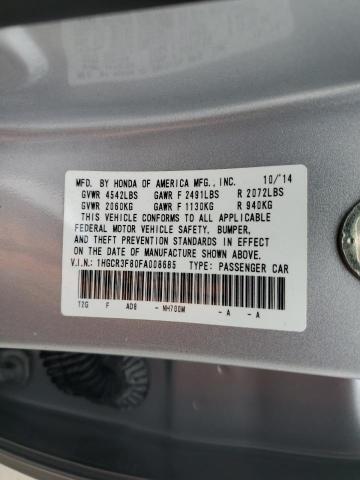 Photo 9 VIN: 1HGCR3F80FA008685 - HONDA ACCORD EXL 