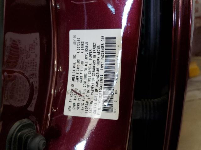 Photo 11 VIN: 1HGCR3F80GA029876 - HONDA ACCORD 