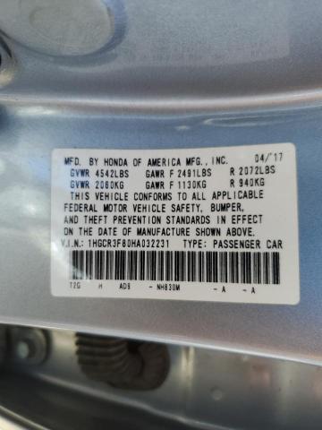 Photo 12 VIN: 1HGCR3F80HA032231 - HONDA ACCORD EXL 