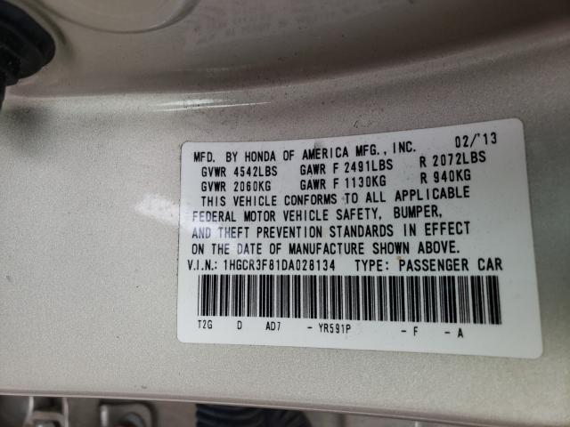 Photo 9 VIN: 1HGCR3F81DA028134 - HONDA ACCORD EXL 