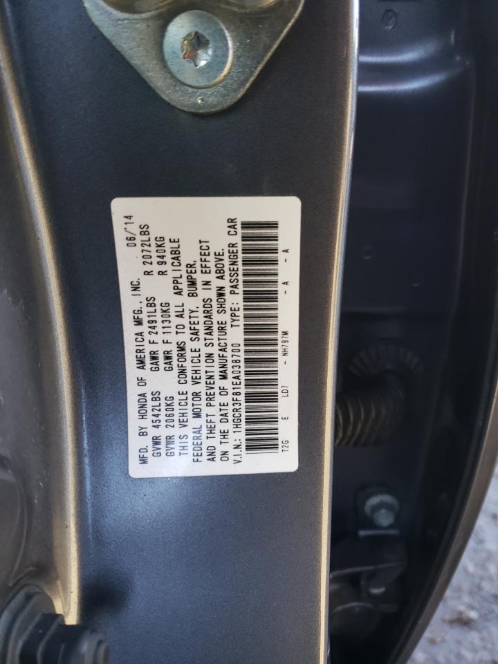 Photo 11 VIN: 1HGCR3F81EA038700 - HONDA ACCORD 