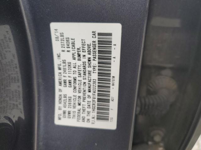 Photo 11 VIN: 1HGCR3F81FA002393 - HONDA ACCORD 