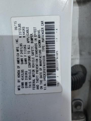 Photo 11 VIN: 1HGCR3F81FA035006 - HONDA ACCORD EXL 