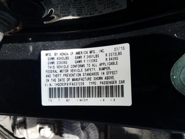 Photo 9 VIN: 1HGCR3F81FA037239 - HONDA ACCORD EXL 