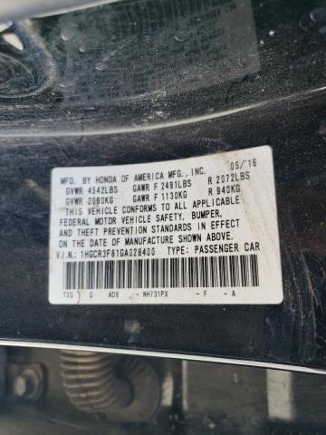 Photo 11 VIN: 1HGCR3F81GA028400 - HONDA ACCORD 