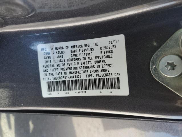 Photo 9 VIN: 1HGCR3F81HA044825 - HONDA ACCORD EXL 