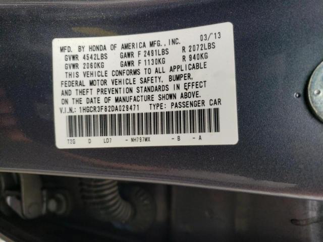 Photo 12 VIN: 1HGCR3F82DA029471 - HONDA ACCORD EXL 