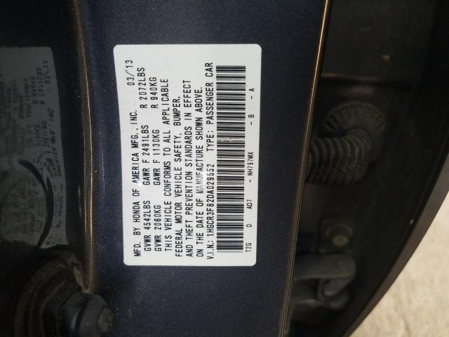 Photo 9 VIN: 1HGCR3F82DA029552 - HONDA ACCORD EXL 