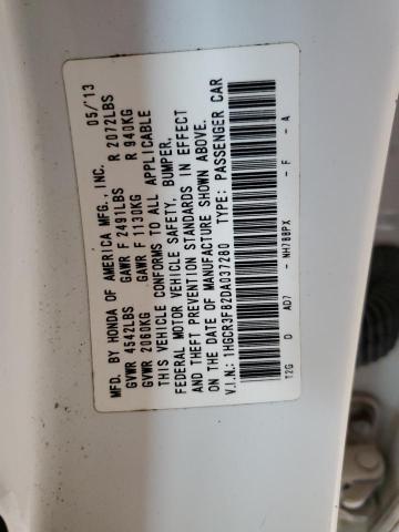 Photo 11 VIN: 1HGCR3F82DA037280 - HONDA ACCORD EXL 