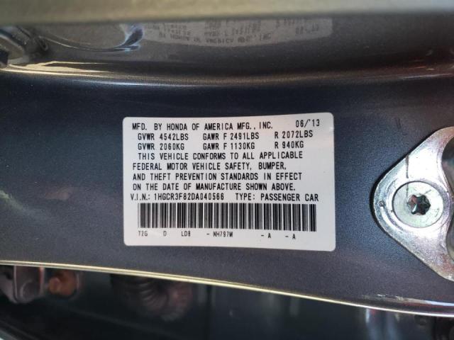 Photo 9 VIN: 1HGCR3F82DA040566 - HONDA ACCORD EXL 