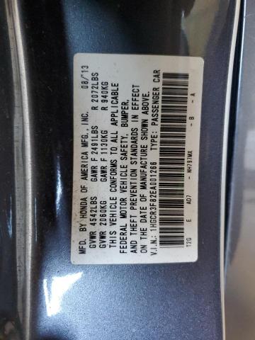 Photo 11 VIN: 1HGCR3F82EA001266 - HONDA ACCORD 