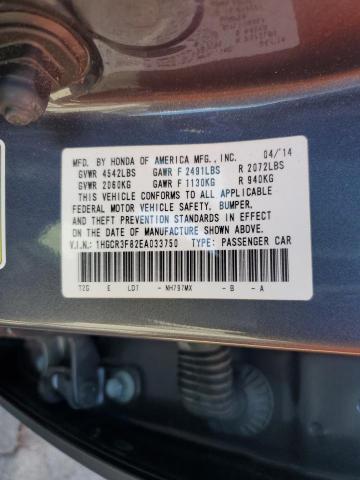 Photo 11 VIN: 1HGCR3F82EA033750 - HONDA ACCORD EXL 