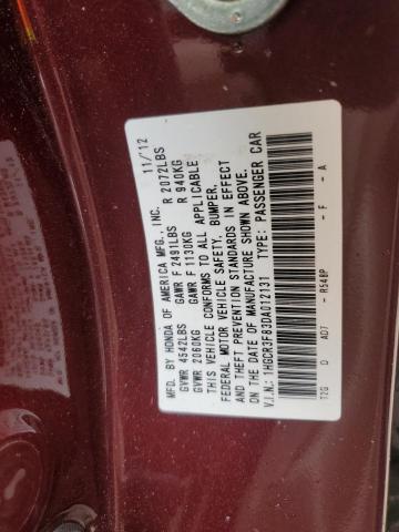 Photo 11 VIN: 1HGCR3F83DA012131 - HONDA ACCORD EXL 